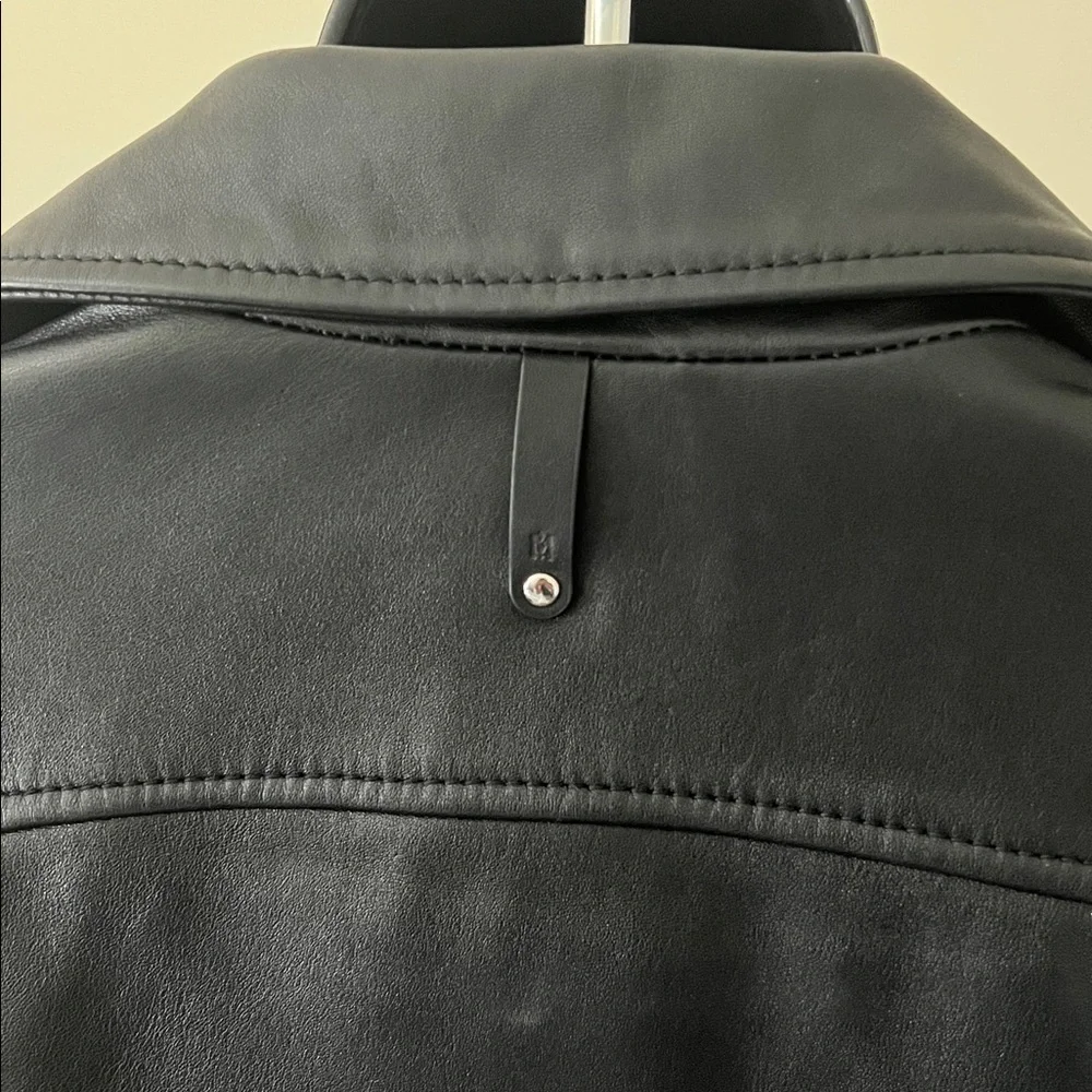 🖤Authentic Mackage Black Leather Moto Jacket (Women’s) - Picture 9 of 12